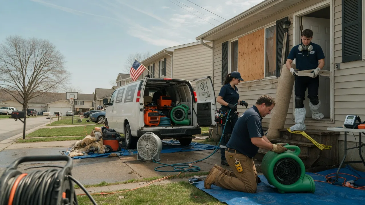 Water Damage Restoration in Dyersville, IA near me